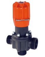 VALVOLA DI PRESSIONE CON BLOCCO POSIZIONE